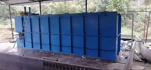 福建省三明市塑料清洗廢水現(xiàn)場安裝圖